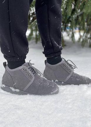 Угги ugg neumel grey1 фото