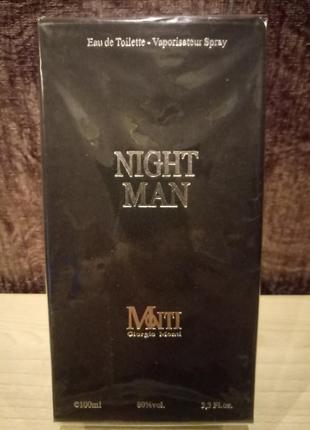 Туалетная вода night man giorgio monti