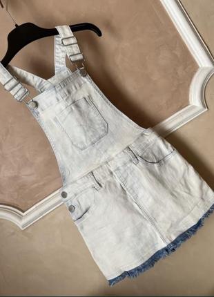 Джинсовый сарафан calvin klein 122-128