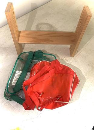 Комплект рюкзаков для мальчика для девочки новые брендовые для школы водонепроницаемые маленький большой рюкзак красный зеленый синий4 фото