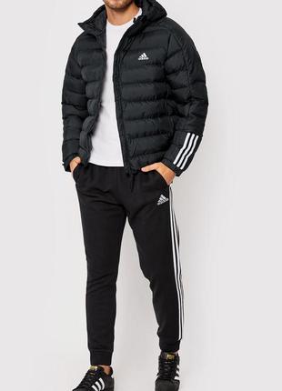 Куртка зимняя adidas performance Лоскутная (196401674, пуховик itavic 3-stripeles midweight оригинал