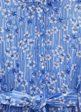Легкое макси платье с кармашками в цветочный принт от zara the marilyn dress7 фото