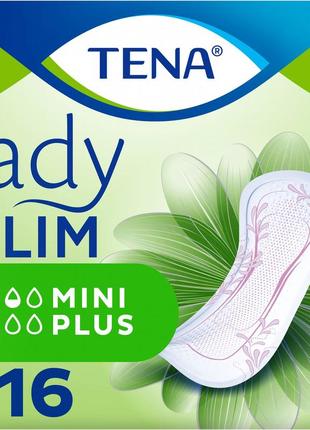 Урологические прокладки tena lady slim mini plus 16 шт (7322540852868)
