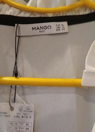 Нарядная блуза mango большой размер3 фото