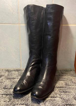 Кожаные сапожки martina 40р зима