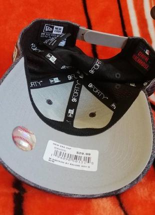 💯⚾ оригинал. жирнейшая стрейчевая модель new era 9forty x mlb baltimore orioles.7 фото