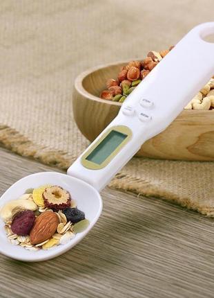 Электронная мерная ложка весы с lcd экраном digital spoon scale spoon scales up to 500g (100)3 фото