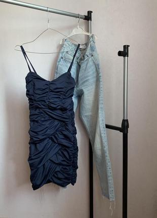 Вечернее платье с драпировкой3 фото