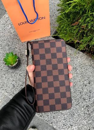 Louis vuitton brown , клатч , кошельок