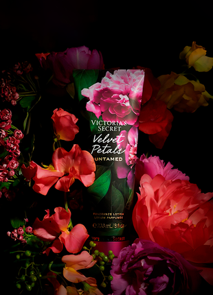 Парфюмированный лосьон для тела velvet petals untamed fragrance lotion victoria's secret