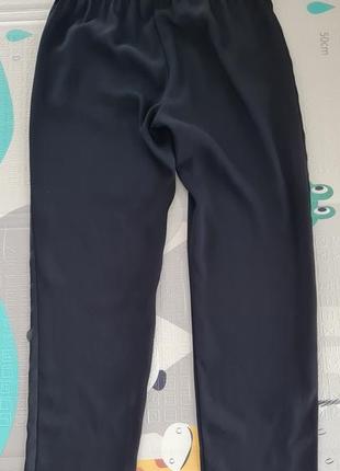 Фірмові шовковисті брюки джоггери на резинці2 фото