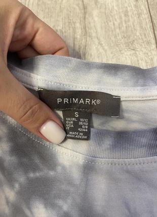 Укороченная футболка в стиле тай дай primark размер 44-465 фото