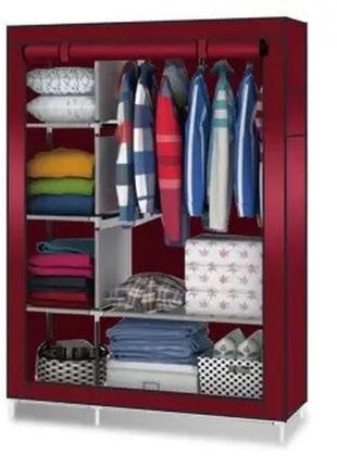 Тканевый шкаф для вещей storage wardrobe 88105 105х45х170см