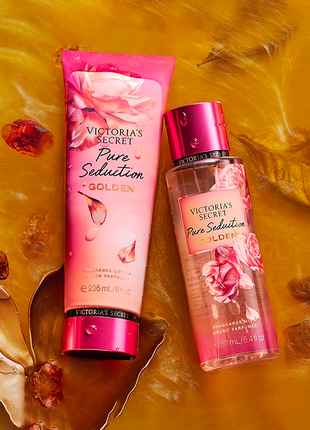 Парфумований набір міст та лосьйон для тіла pure seduction golden victoria's secret