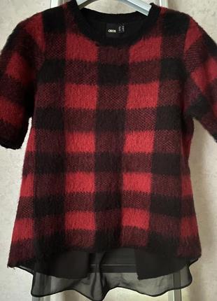 Кофта светер з коротким рукавом asos