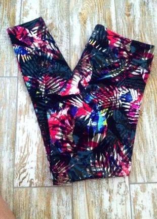 Круті якісні лосини на широкій резинці тропік пальмыріпк ultimate victoria's secret m оригинал