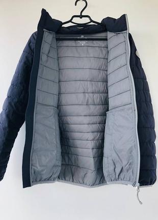 Дута стьогана куртка темно-синя3 фото