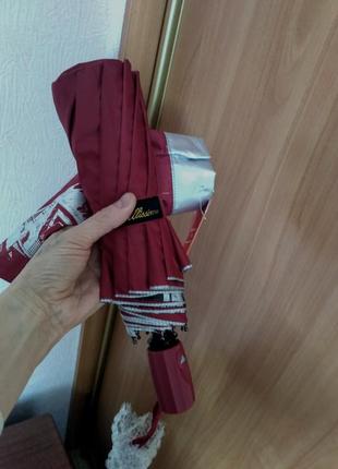 Зонт полуавтомат с рисунком внутри. 6