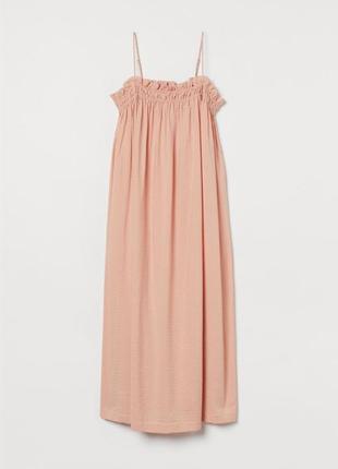 Плаття сарафан рожевий персиковий h&m