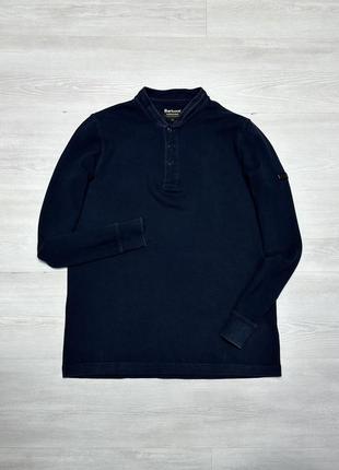 Barbour брендовая базовая мужская кофта реглан лонгслив пуловер