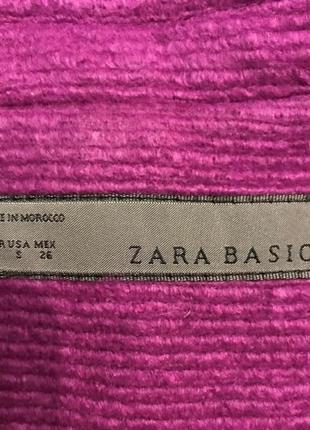Яркий теплый пиджак, zara, размер s7 фото