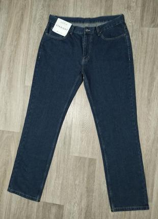 Мужские джинсы / george / синие однотонные джинсы / штаны / мужская одежда / брюки /