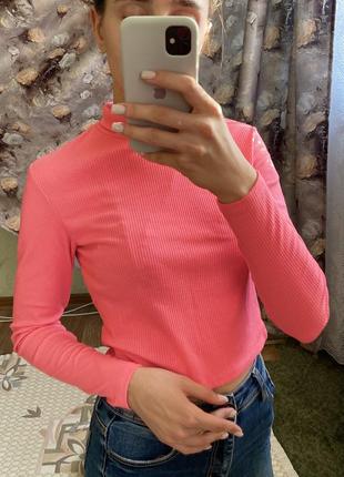 Топ в рубчик, водолазка