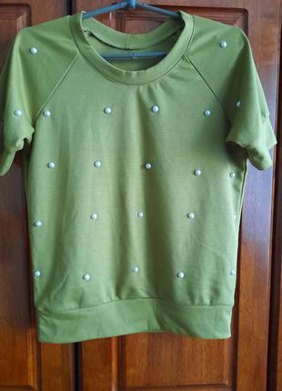 Костюм кофта и брюки горчичного цвета