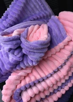 Плед dux розово-фиолетовый 200х160 см1 фото