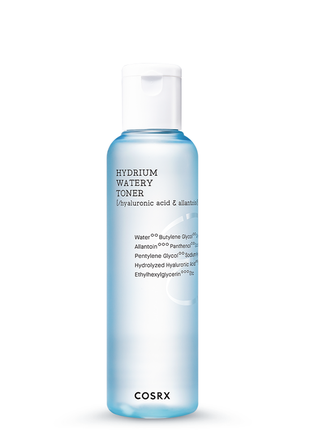 Увлажняющий тонер для лица с гиалуроновой кислотой cosrx hydrium watery toner 150 ml2 фото