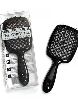 Щетка для волос, массажная щетка janeke superbrush