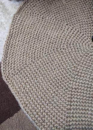 Невеликий килим килимок із джута ручна робота2 фото