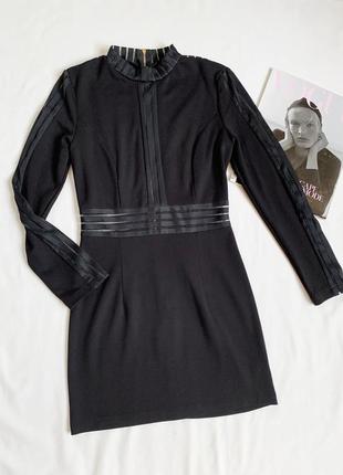 Сукня, плаття, чорна, чорне, з напівпрозорими вставками
