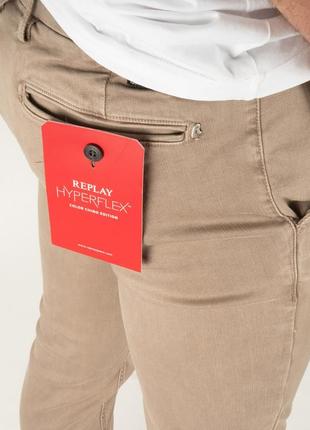 Replay hyperflex штаны чинос zeumar slim fit 32-344 фото