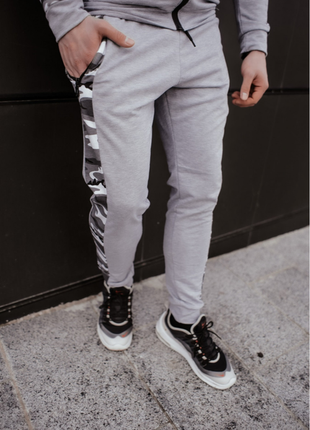 Спортивные штаны на осень. серый цвет4 фото