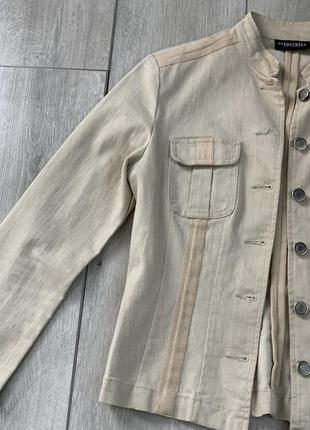 Джинсовый пиджак коттон размер s3 фото