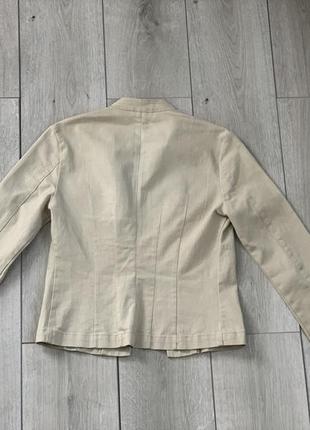Джинсовый пиджак коттон размер s8 фото