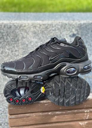 Чоловічі кросівки кроси nike air max tn black3 фото