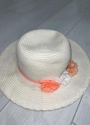 Продам пляжную шляпу красивую модную 12-14 лет1 фото