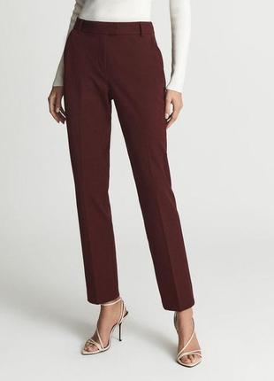 Шоколадные брюки со стрелками reiss