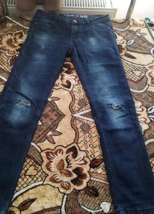 Джинсы прямого кроя унисекс