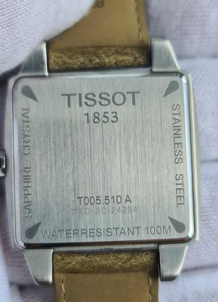 Чоловічий годинник часы tissot t-trend quadrato t005.510.16.267.00 swiss9 фото