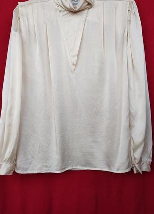 Вінтажна шовкова блуза jean roche3 фото