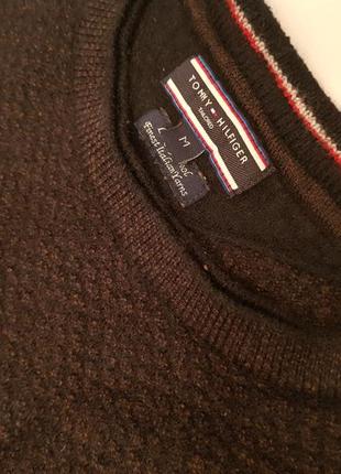Tommy hilfiger! суперроскошный теплый стильный брендовый свитер#джемпер 100% шерсть2 фото