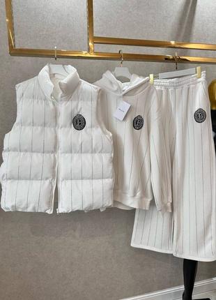 Костюм люкс тройка  в стиле balmain🖤