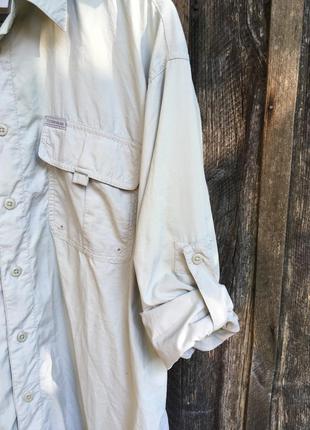 Рубашка columbia titanium длинный рукав для туризма мужская м5 фото