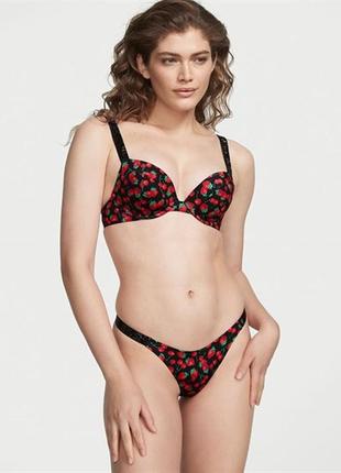 Купальник пуш ап push-up very sexy shine strap victoria's secret mixed berry