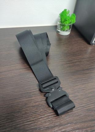 Ремінь чорний тактичний фастікс чоловічий швидкозйомний