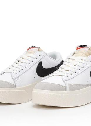 Женские кроссовки nike blazer low platform#найк7 фото