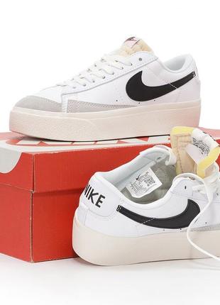 Женские кроссовки nike blazer low platform#найк8 фото